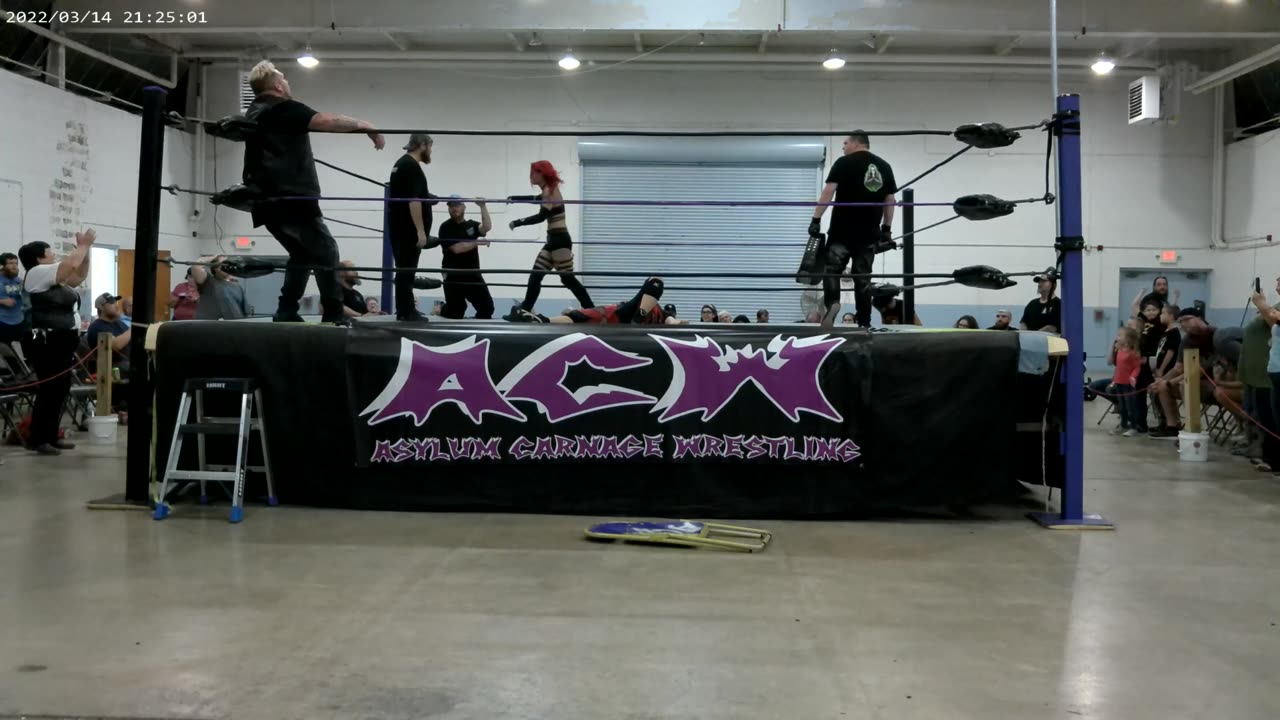 Epic Showdown: BROKEN DOLL ROXY VS ANGEL METRO in Falls Count Anywhere Asylum Carnage Wrestling!