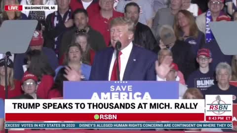 Trump: “Do not lose hope because with the right leadership America will be back…