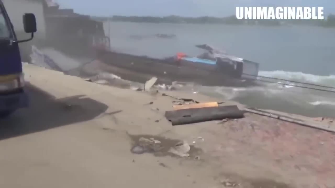 Unbelievable and Terrifying Moments of Tsunamis, Landslides, and Storms Caught On Camera"