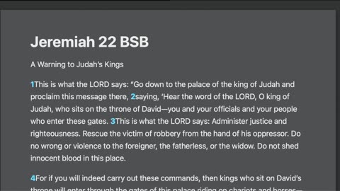 Jeremiah 22