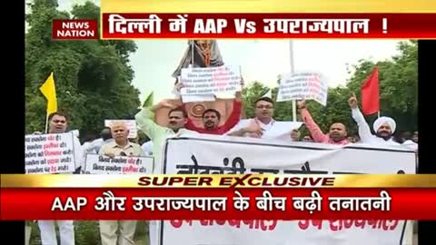 Delhi News Live Updates- उपराज्यपाल के खिलाफ 'आप' का मोर्चा - CM Arvind Kejriwal - AAP News