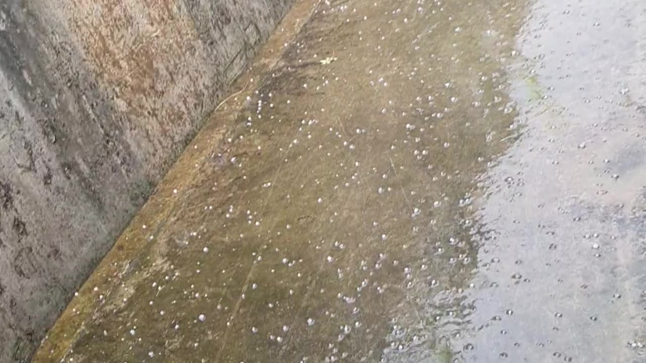 Hailstone in South Korea