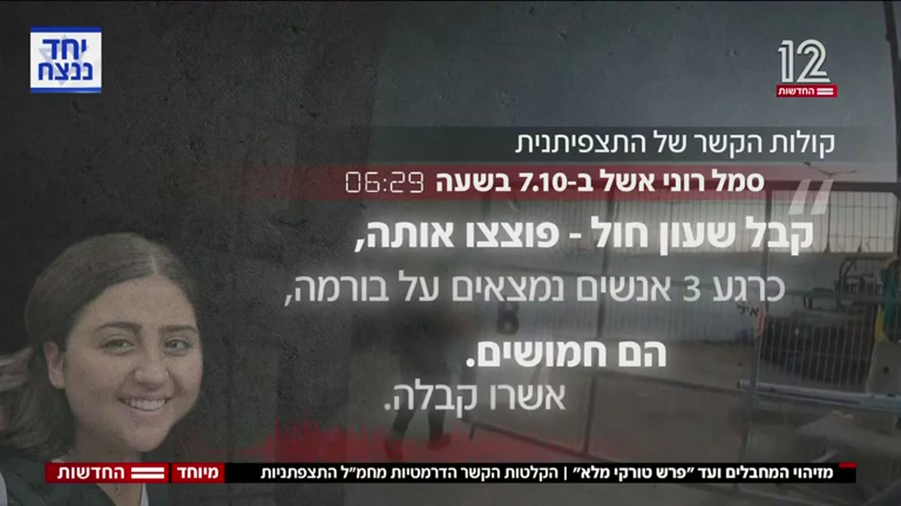 ההקלטה של התצפיתנית רוני חושפת את הבגידה אלוהים ישלם לכם בגדתם בנו