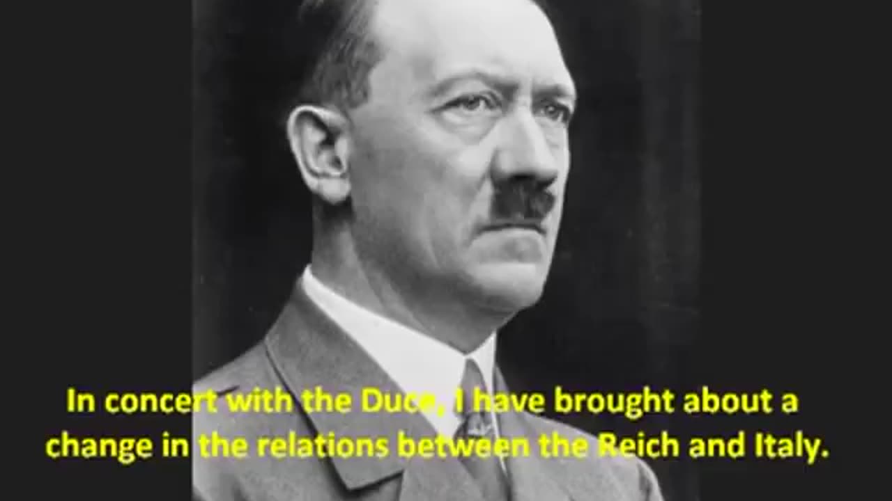Adolf Hitler’s Appeal for Peace (1939)