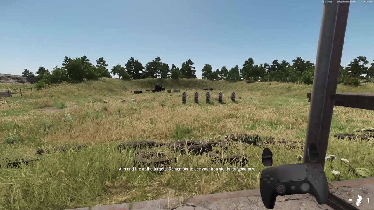 Arma Reforger - Gyro to Joystick @ SteamInput - Firing Range