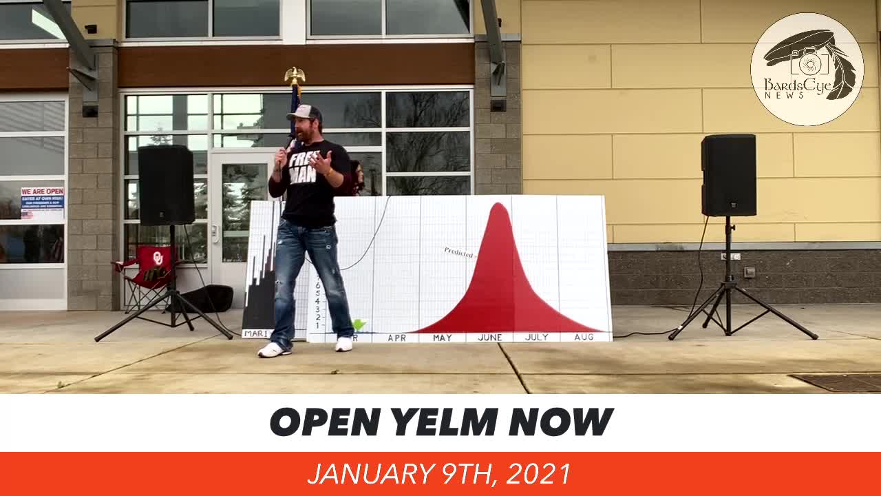 Open Yelm Now Rally in Yelm, WA January 9th, 2021