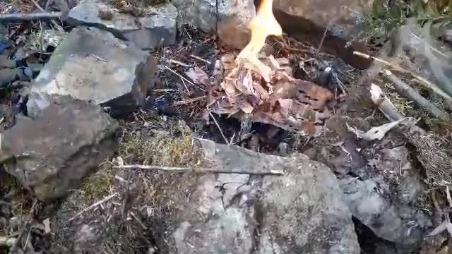 Making a Fire With a Ferro Rod & Knife