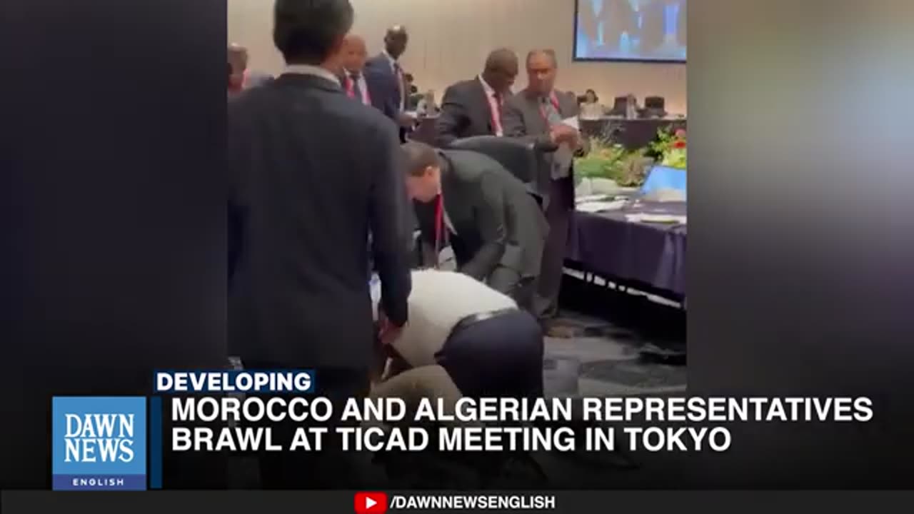 Morocco and Algerian Diplomats Brawl at TICAD