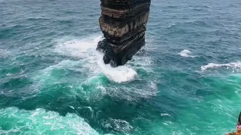 orgeous view of Downpatrick Head Ireland