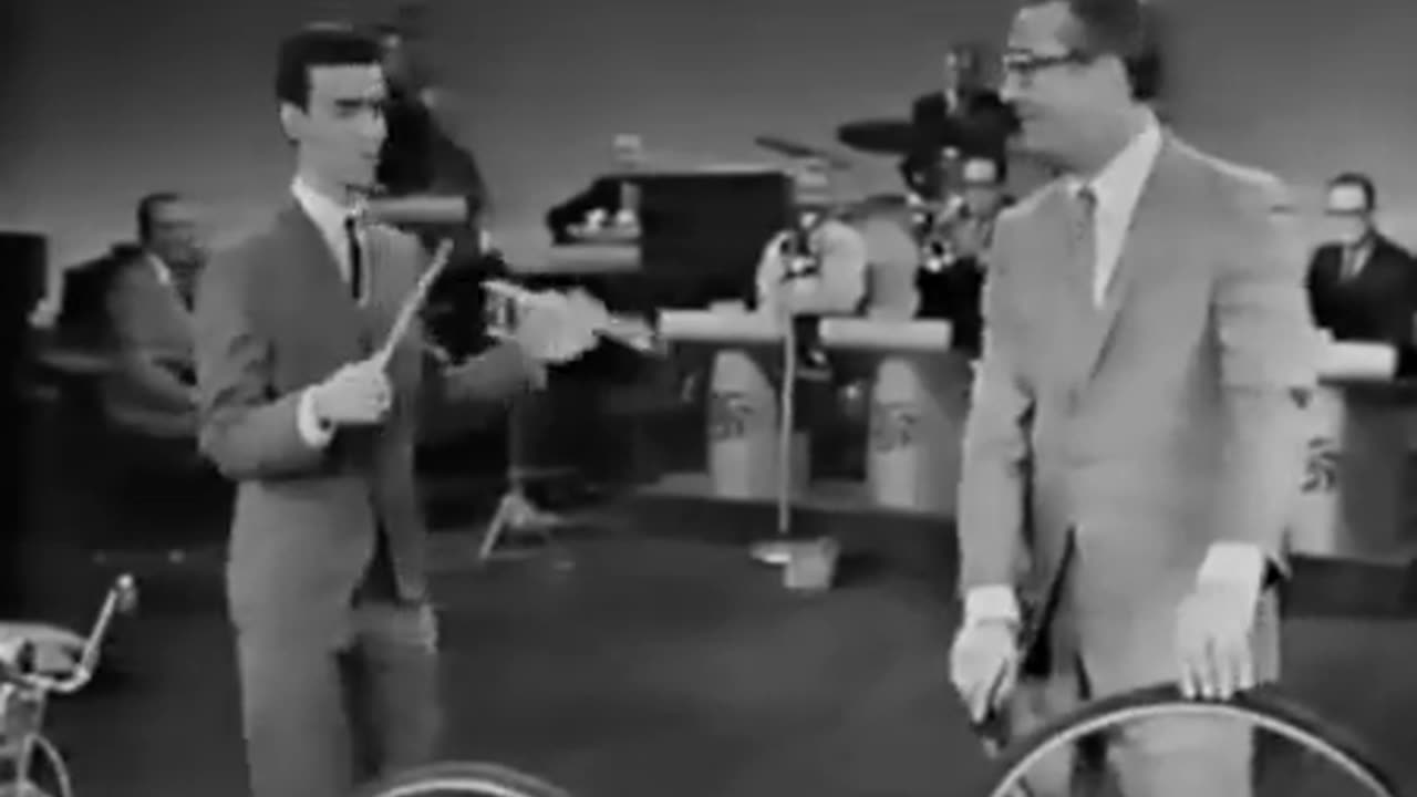 Frank Zappa teaches Steve Allen to play The Bicycle (1963)