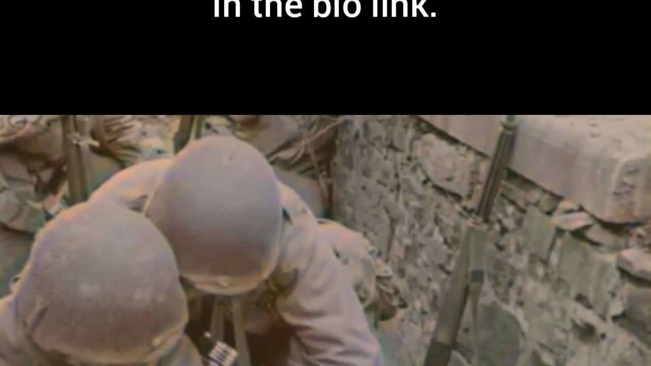 Army combat cameramen of WW2 unseen# Colourized footage📽️🎥