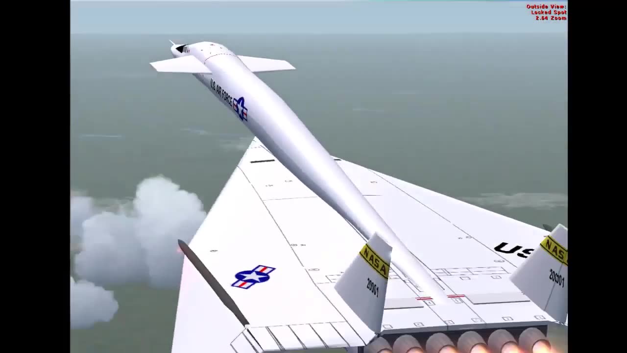 FSX - XB-70 over Pittsburgh Region (Old Video)