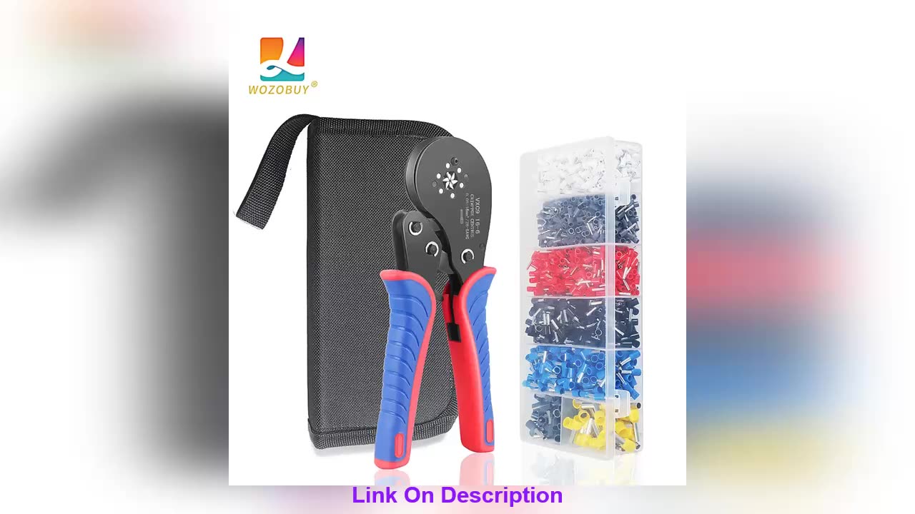 Top WOZOBUY Hexagonal Ferrule Crimping Tool (0.08-16