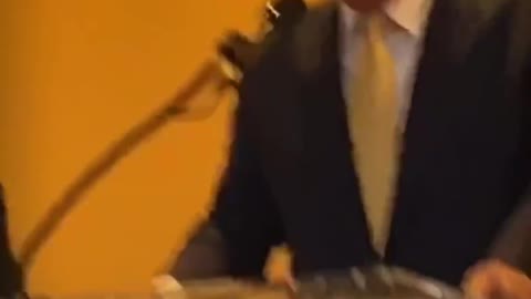 President Trump took questions from the crowd last night at Mar-a-Lago