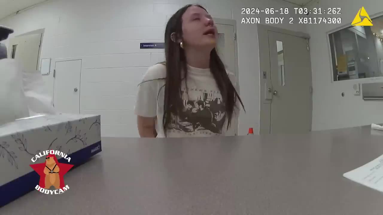 Bodycam DUI Arrest - Pullman Officer Padrta Arrests 21-Year-Old Woman for Drunk Driving