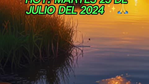 🙏✨Evangelio de HOY. Martes 23 de Julio del 2024 ✨🙏