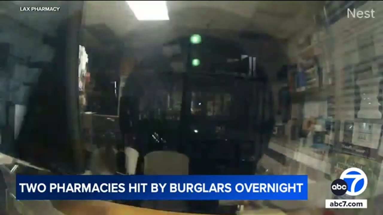 2 pharmacies in Los Angeles area burglarized on same night; 1 suspect arrested