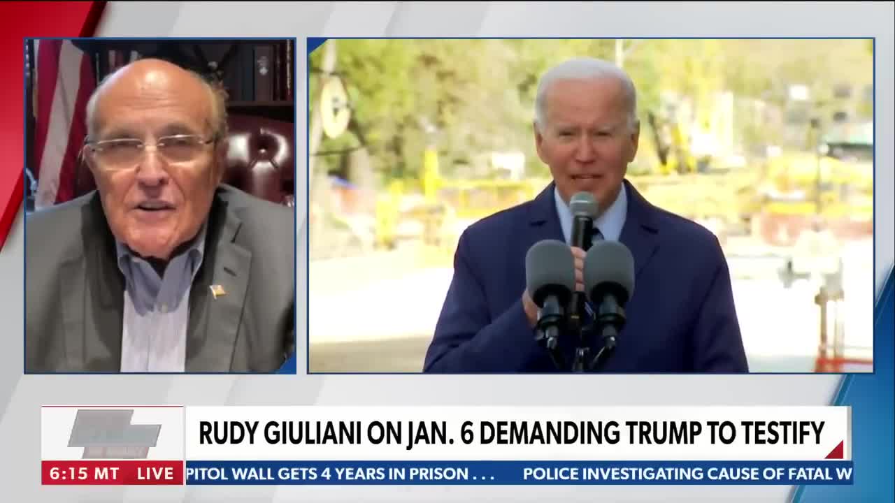 Rudy Giuliani: 'What is Joe Biden doing sitting in the White House rather than prison?'