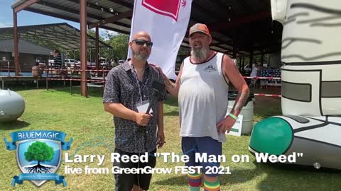 GreenGrow FEST Interviews with Larry Reed "The Man on Weed": www.jkjprocessing.com