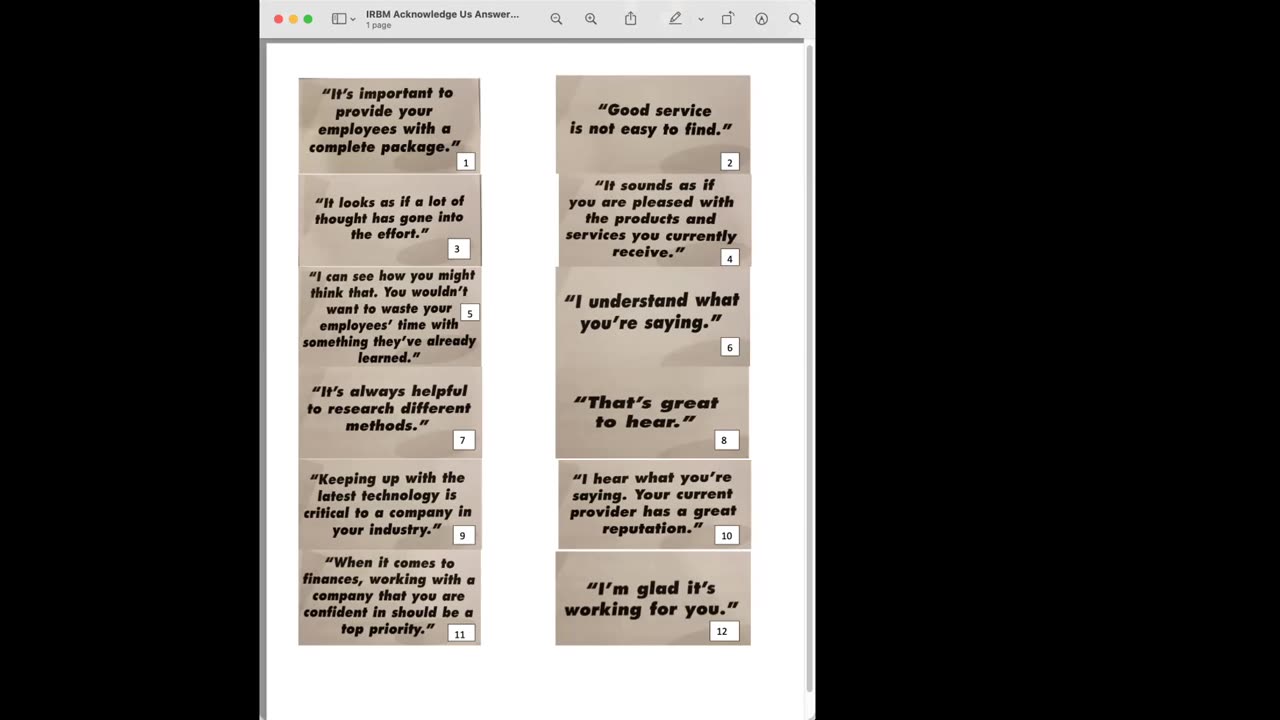 PSS Class # 8 - March 1, 2024, Professional Selling Skills