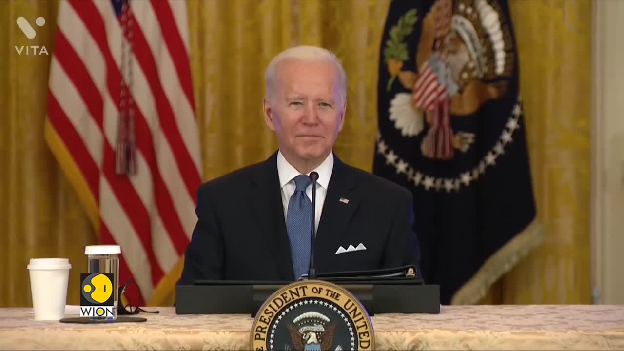 Joe Biden caught cursing media on mike