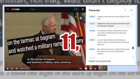 Fact Check: Tim Walz Did NOT Give Speech Claiming He Was At 'Bagram Air Base In Iraq'