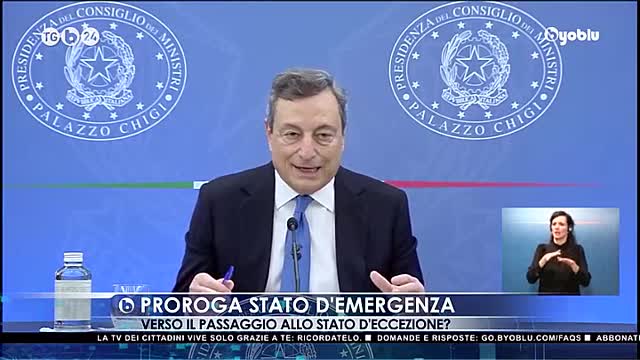 PROROGA STATO D'EMERGENZA - BYOBLU24 13.12.2021