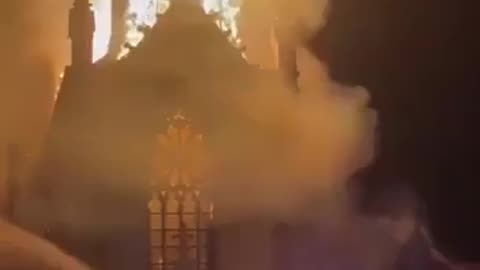 Another Church Burns Down As EU Collapses