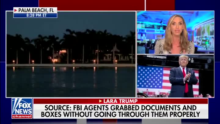 Lara Trump Responds To FBI Raid On Mar-A-Lago