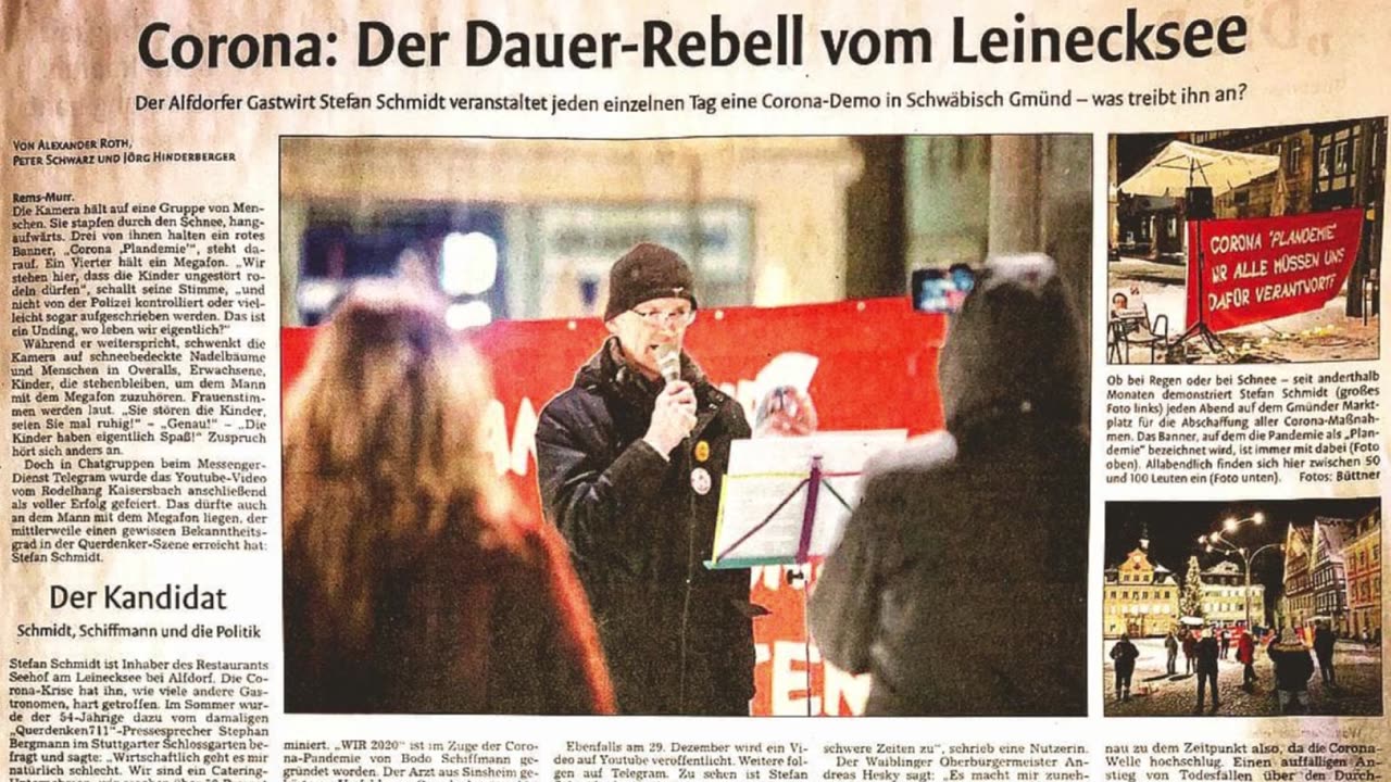 Wir Laden euch ein zur unserer 💥 250 💥 Mahnwache 💥am 7. Dez. in Schwäbisch Gmünd - Bahnhofsvorplatz!