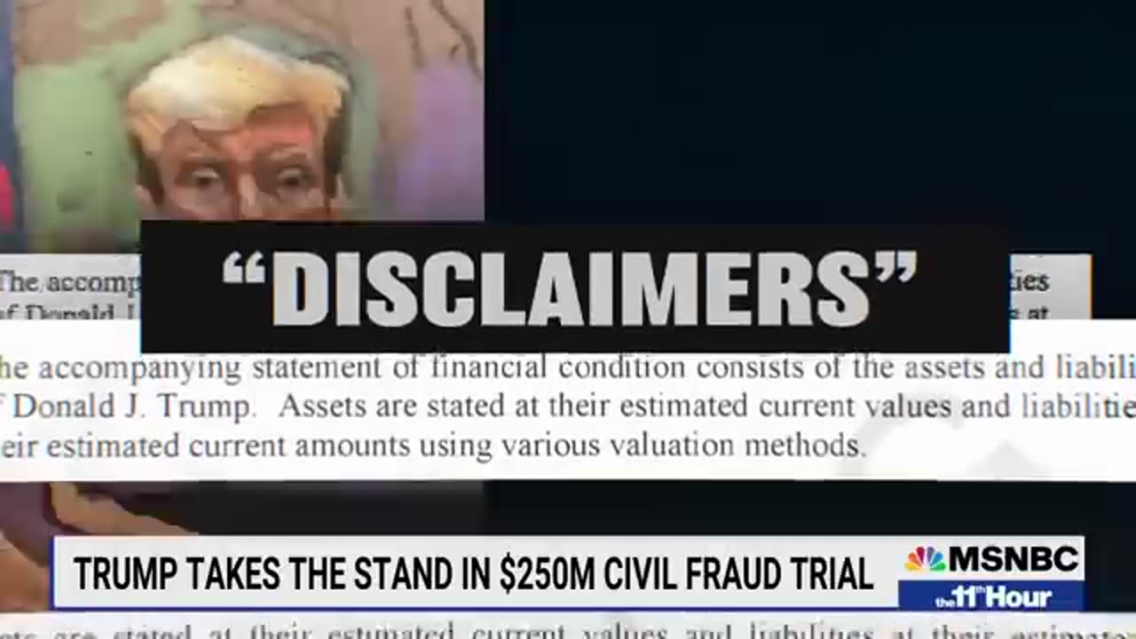 Donald Trump testifies in his civil fraud trial
