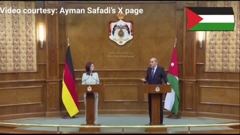 JORDAN MP SHAMES HIS GERMAN COUNTERPART PUBLICLY