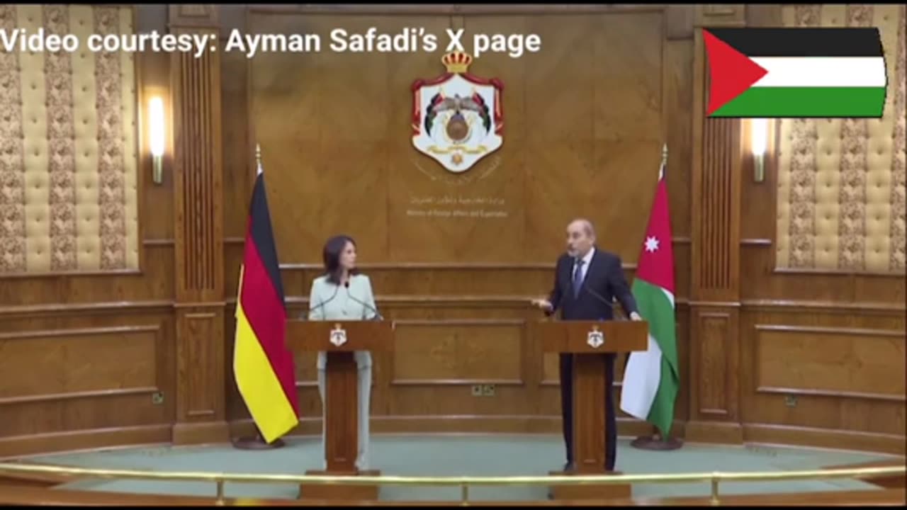 JORDAN MP SHAMES HIS GERMAN COUNTERPART PUBLICLY