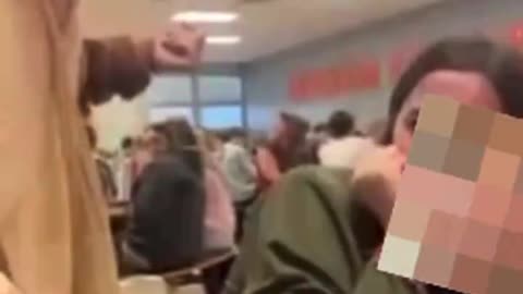 Unhinged teen wearing an animal costume violently attacks another student