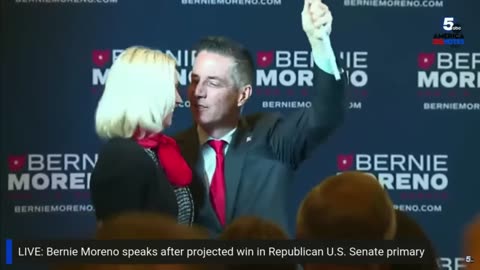 Ohio GOP Senate Primary winner Bernie Moreno victory speech