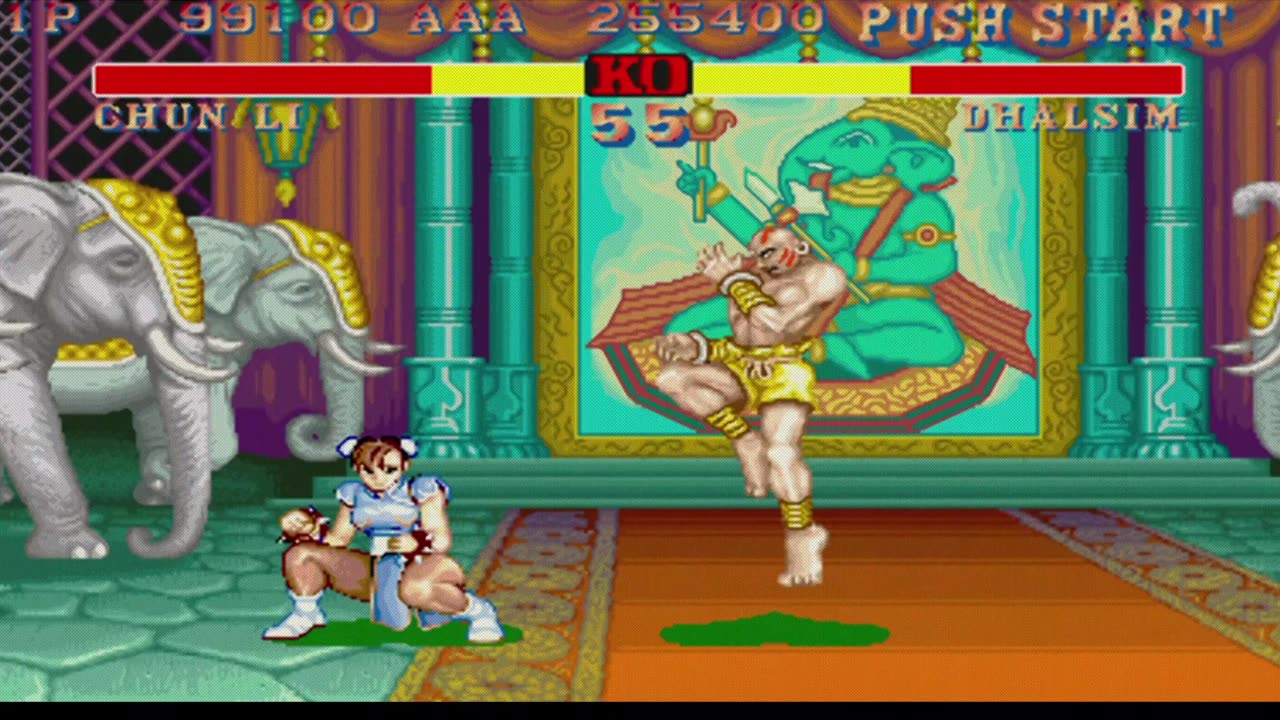 Chun Li vs Dhalsim