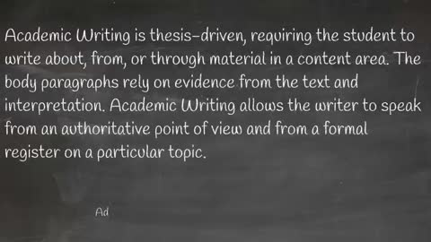 Miss Anne Thrope Explains Academic Writing