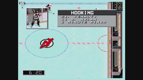 NHL97 (Sega Genesis) San Jose vs New Jersey Part3