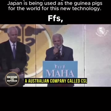 Japan Is Being Used As The Guinea Pigs For Self-Replicating Vaccines