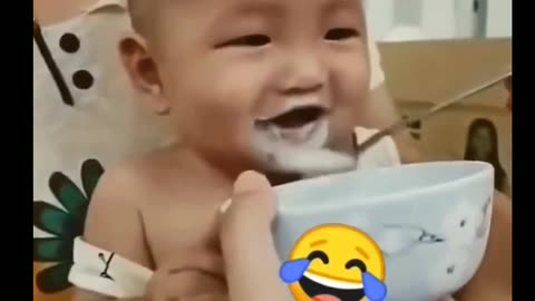 Baby funny video 🤣🤣