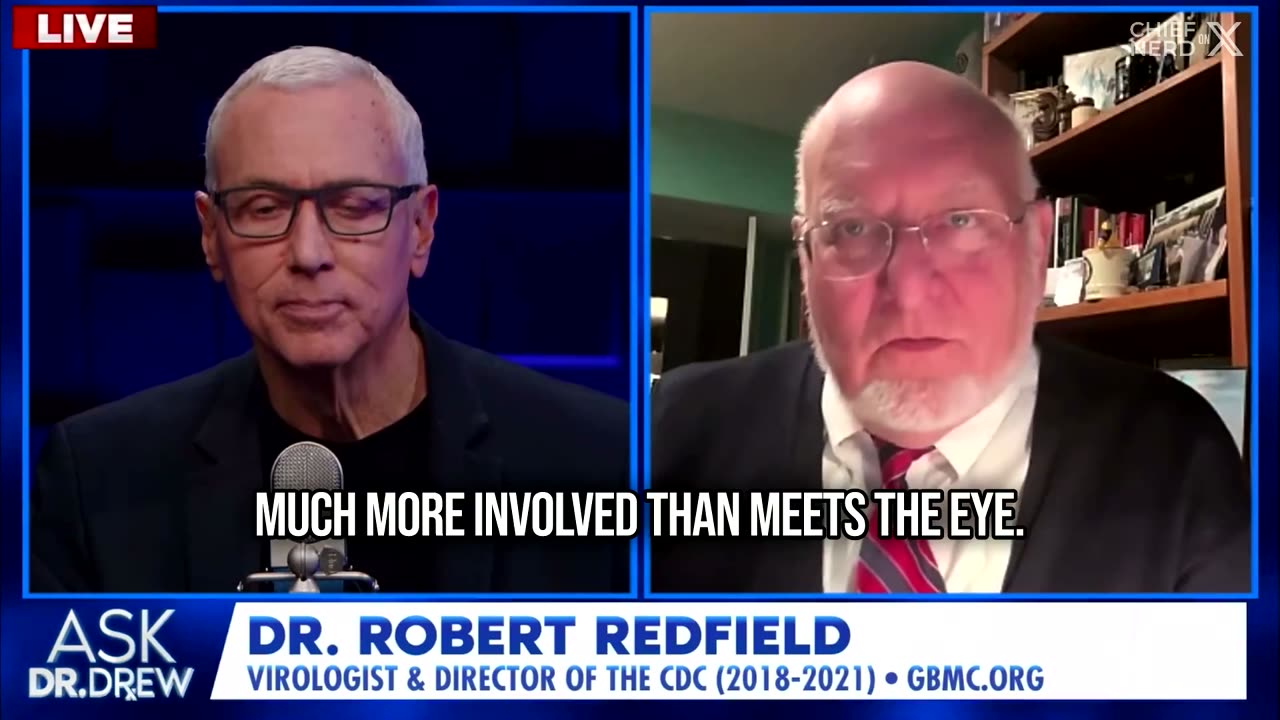 Fmr. CDC Director Dr. Robert Redfield on the Origins of COVID-19