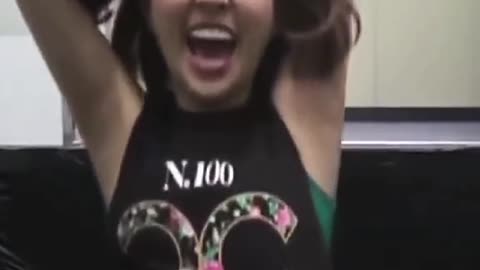 Viral tiktok woman falls on false bottom in elevator🤣😃