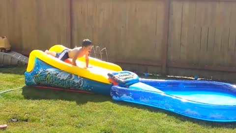 Funny Babies Playing With Water - POOL FAILs