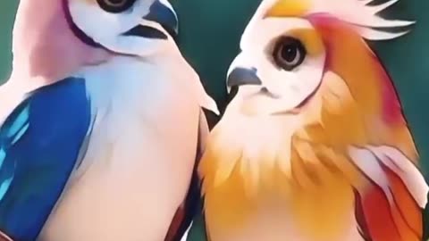 Cute colorful owl