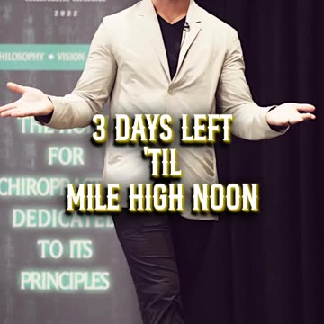 🤠 3 Days Left Until Mile High Noon! 🤠