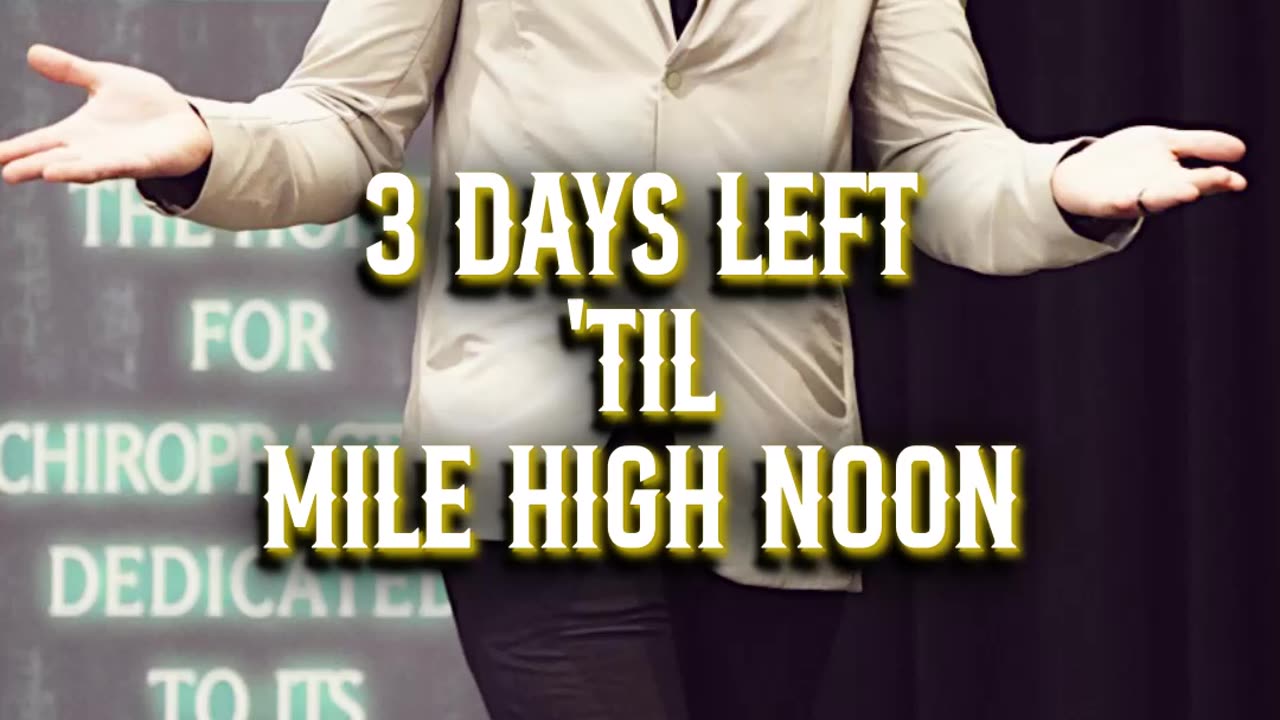 🤠 3 Days Left Until Mile High Noon! 🤠