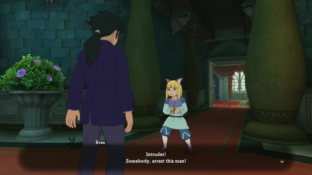 "Oh, is it?" The seductive eyes moved slightly,