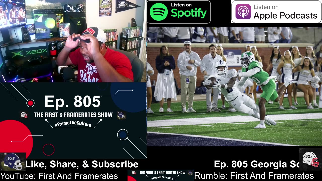 Ep. 805 Georgia Southern And Atlanta Falcons Lead Their Divisions