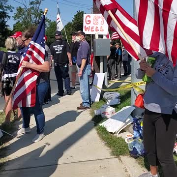 Charleigh the Golden Trumpster and I Walter Reed!