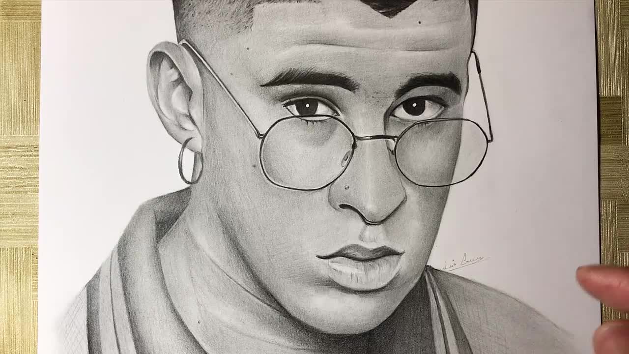 Drawing Bad Bunny